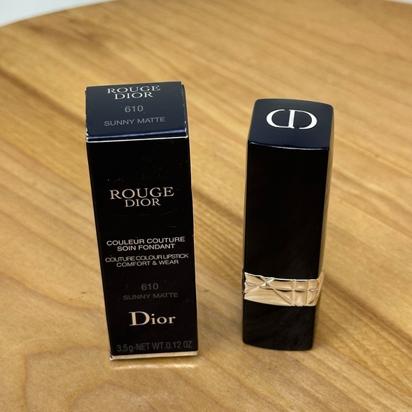 Christian Dior Rouge Dior Lipstick Couleur Couture 610 Sunny Matte - Picture 2 of 4